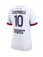 Ženske Nogometnih dresov Paris Saint-Germain Ousmane Dembele #10 Gostujoči 2025-26 Kratki rokavi